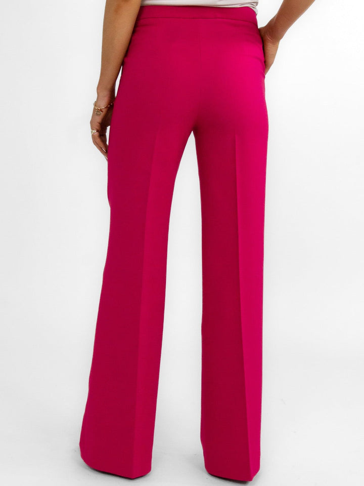 Kate & Pippa Palermo Wide Leg Trousers In Pink-Nicola Ross