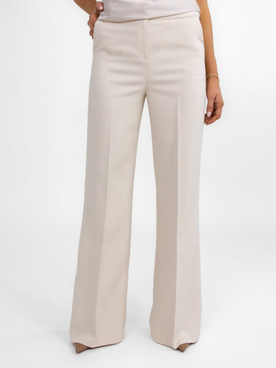 Kate & Pippa Palermo Wide Leg Trousers In Cream-Nicola Ross