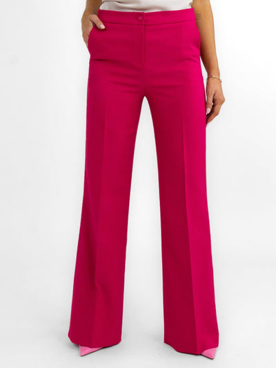 Kate & Pippa Palermo Wide Leg Trousers In Pink-Nicola Ross