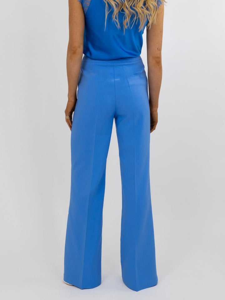 Kate & Pippa Palermo Wide Leg Trousers In Sky Blue-Nicola Ross