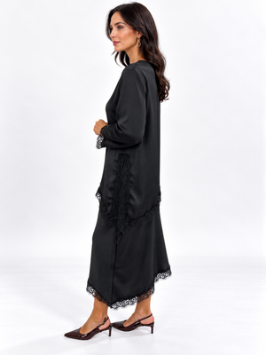Kate & Pippa Penny Top In Black-Nicola Ross