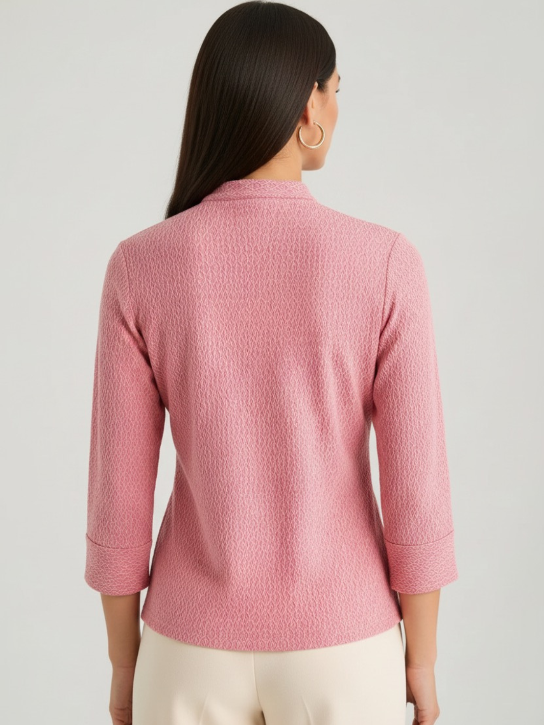 Kate & Pippa Rocco Top In Pink Print-Nicola Ross
