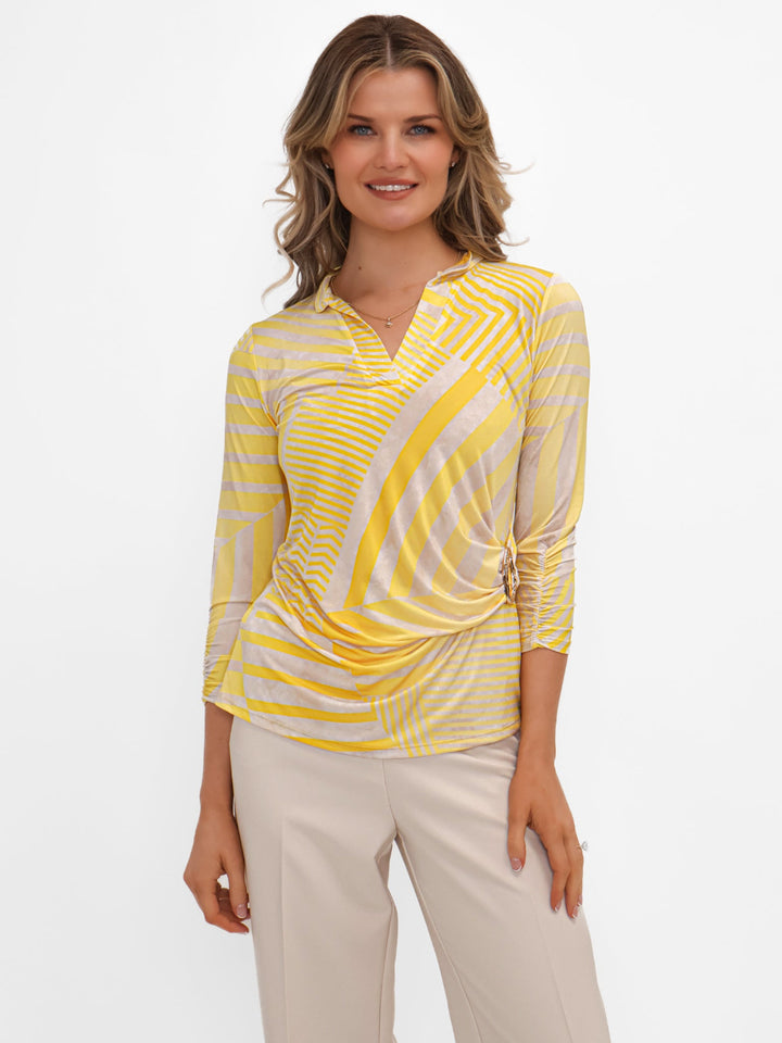 Kate & Pippa Rocco Top In Yellow-Nicola Ross