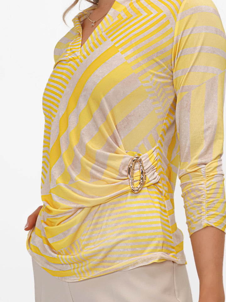 Kate & Pippa Rocco Top In Yellow-Nicola Ross