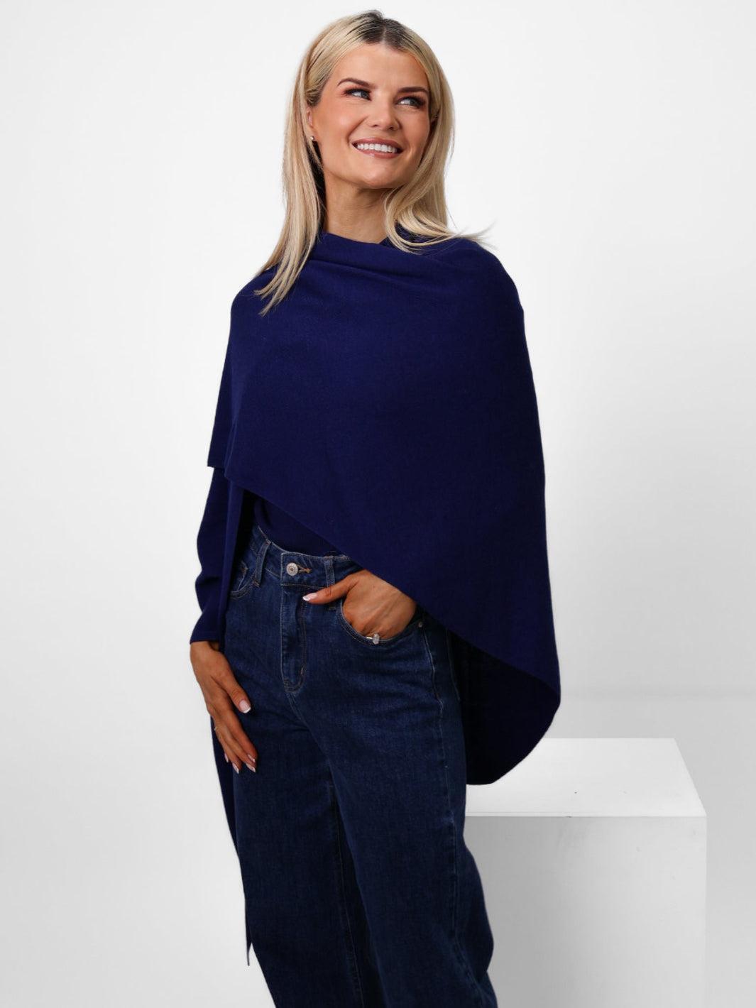 Kate & Pippa Sandi Wrap In Navy ( Pre-Order Dispatch 19/03 )-Nicola Ross