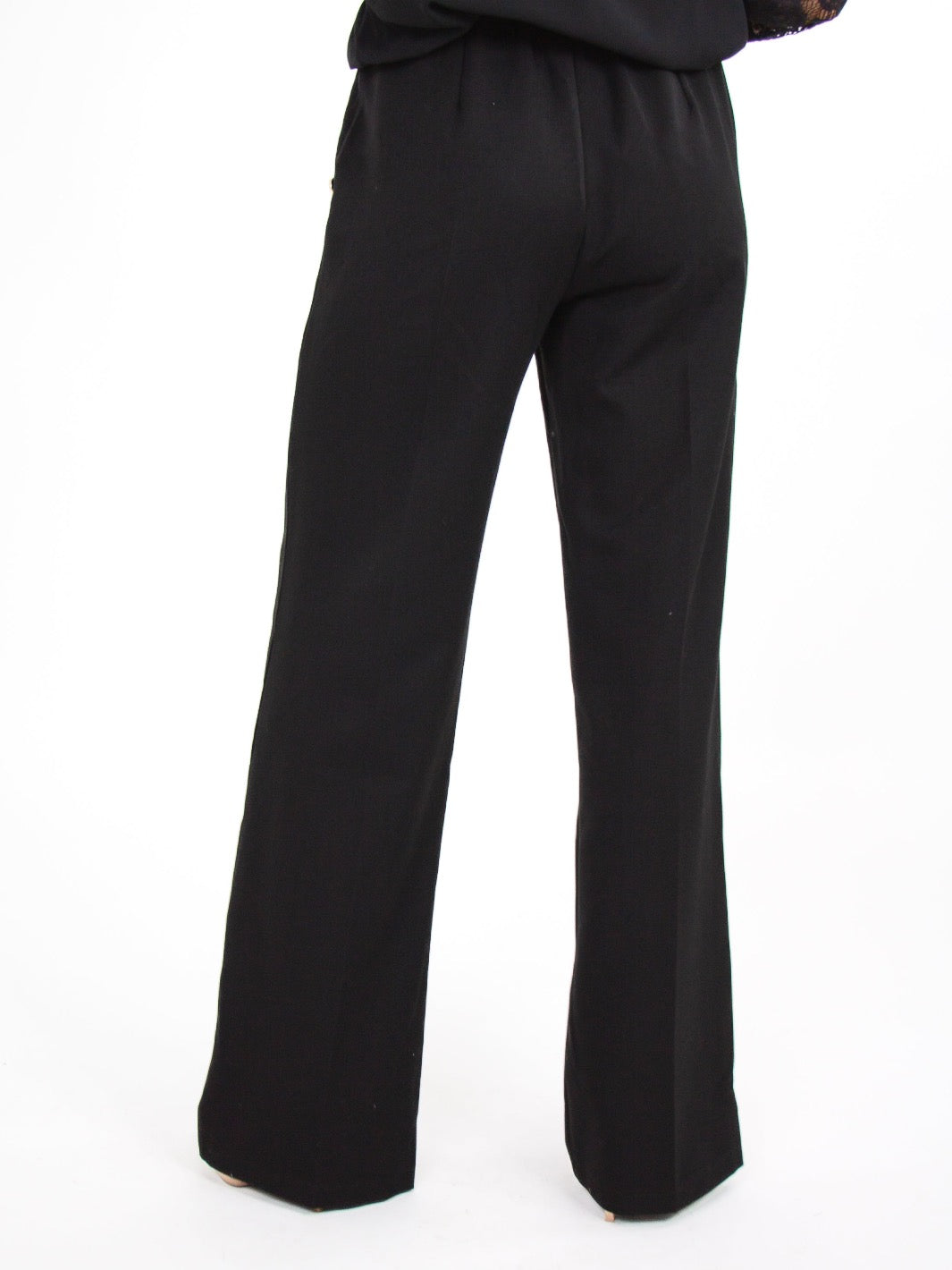 Kate & Pippa Sardinia Button Trousers In Black-Nicola Ross