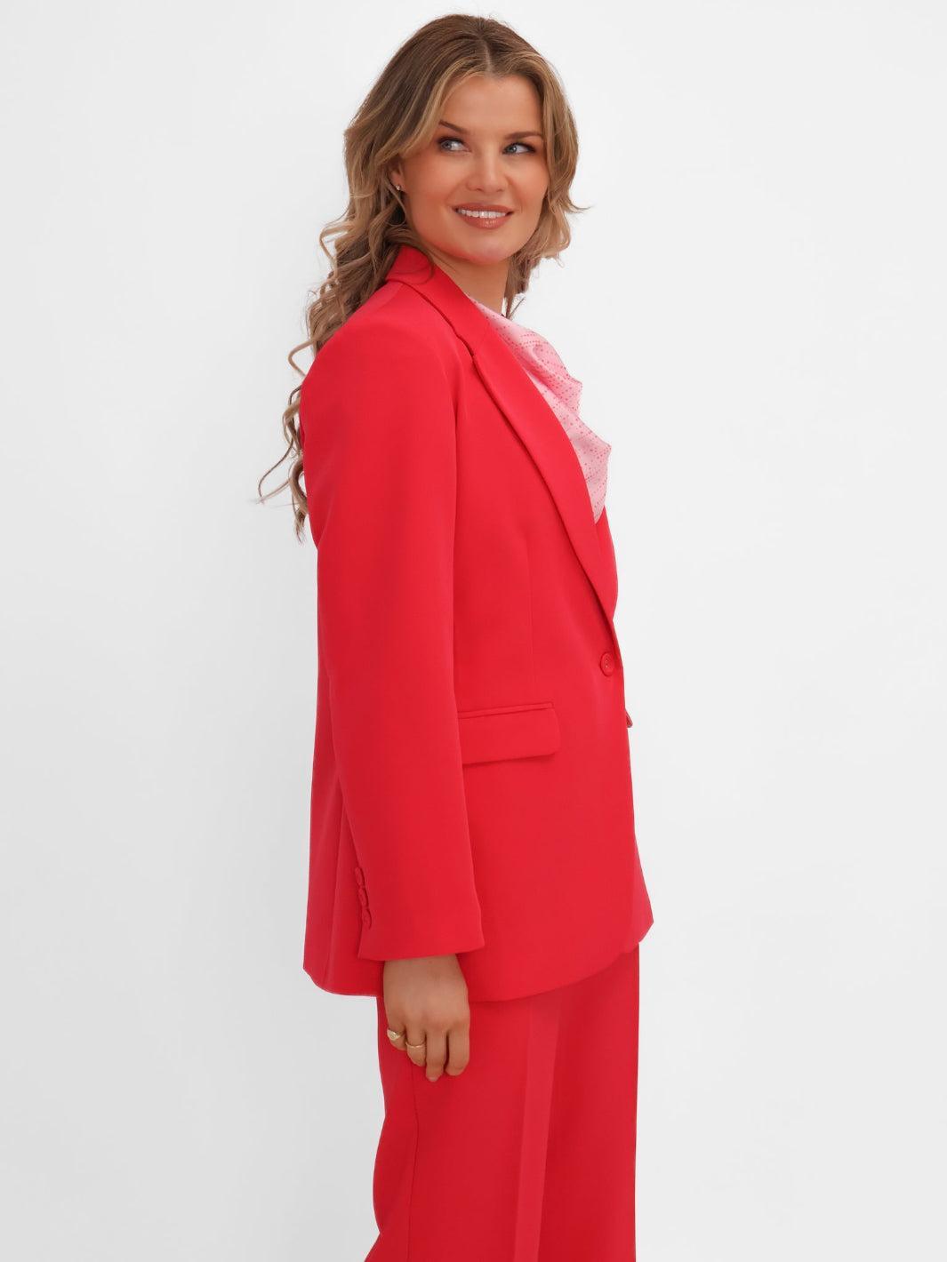 Kate & Pippa Sassari Blazer In Coral-Nicola Ross