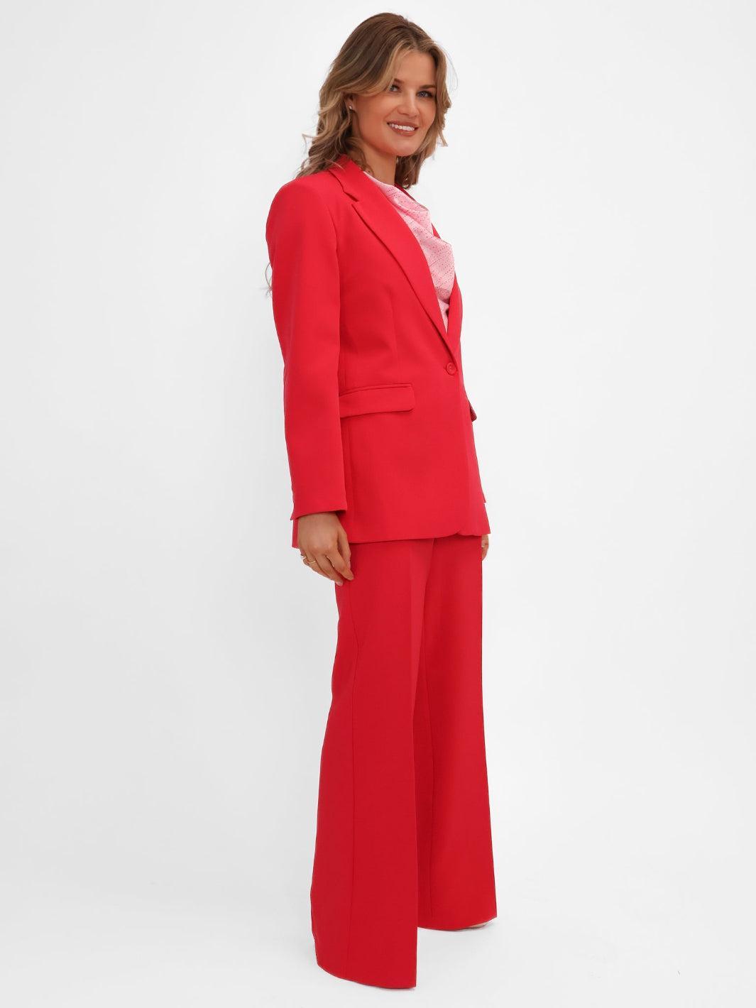 Kate & Pippa Sassari Blazer In Coral-Nicola Ross