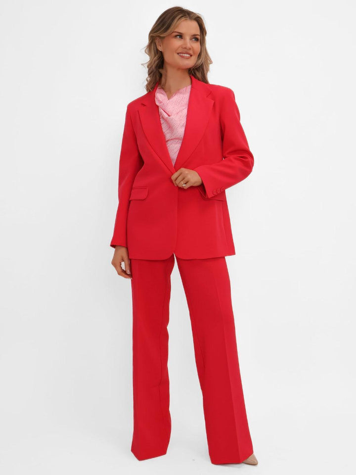 Kate & Pippa Sassari Blazer In Coral-Nicola Ross