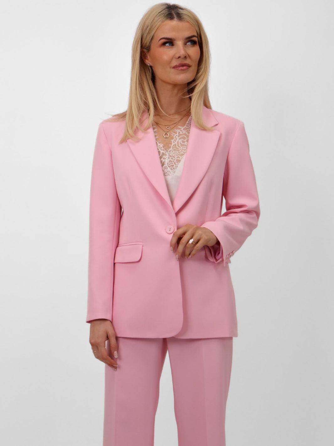 Kate & Pippa Sassari Blazer In Light Pink – Nicola Ross