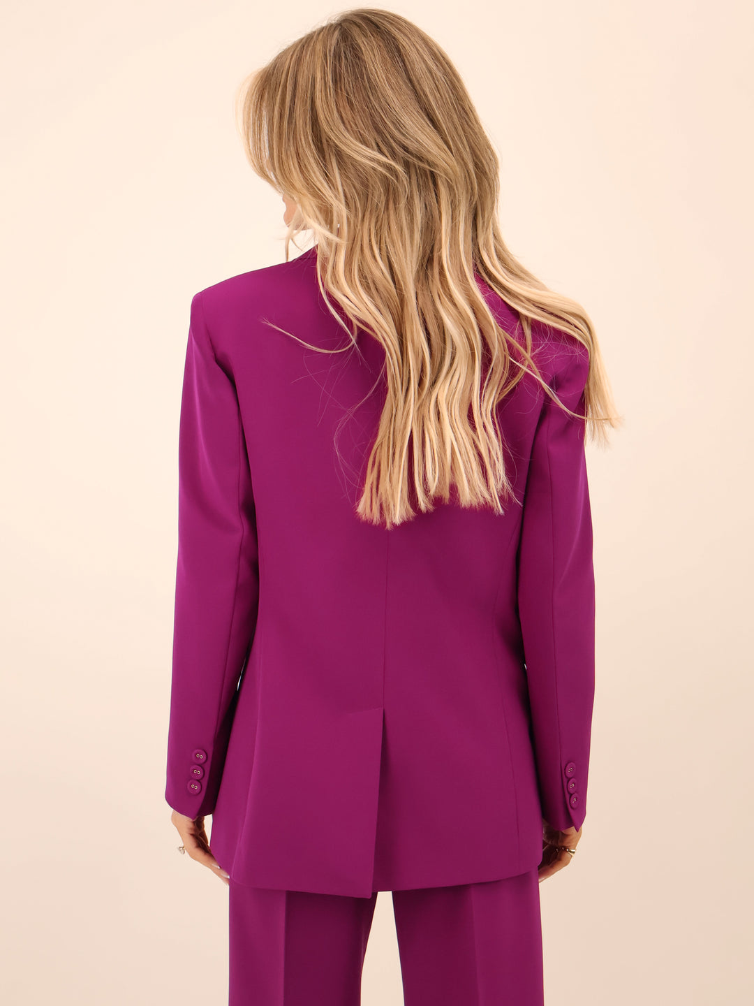 Kate & Pippa Sassari Blazer In Magenta-Nicola Ross