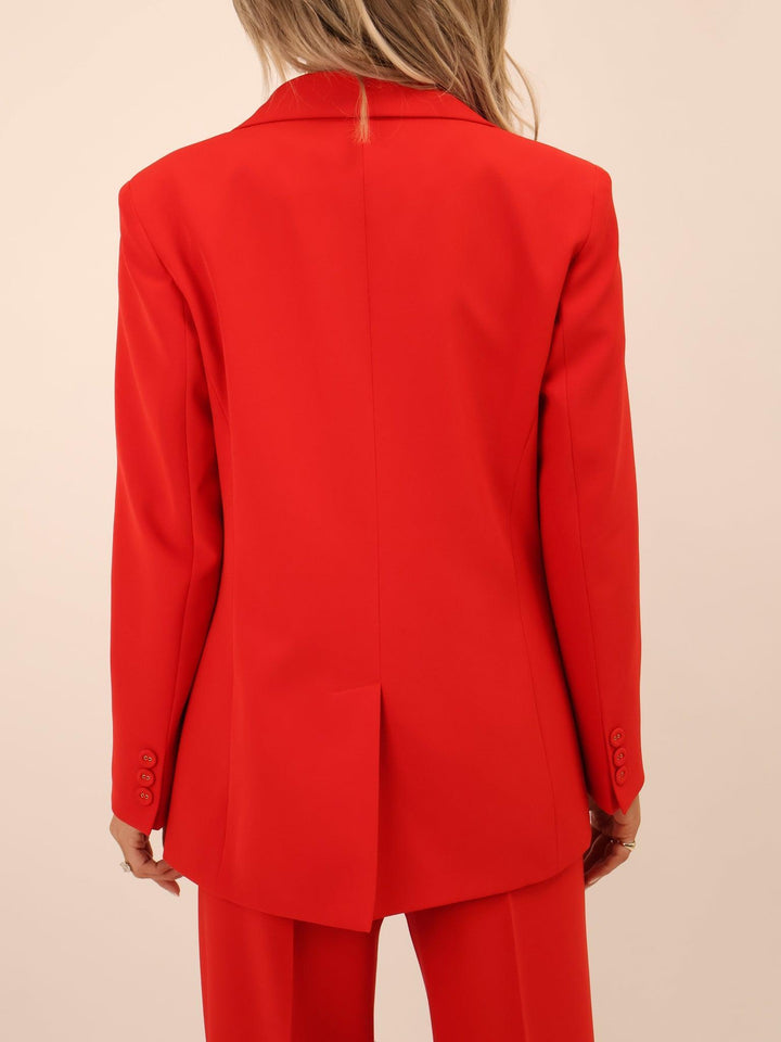 Kate & Pippa Sassari Blazer In Red-Nicola Ross
