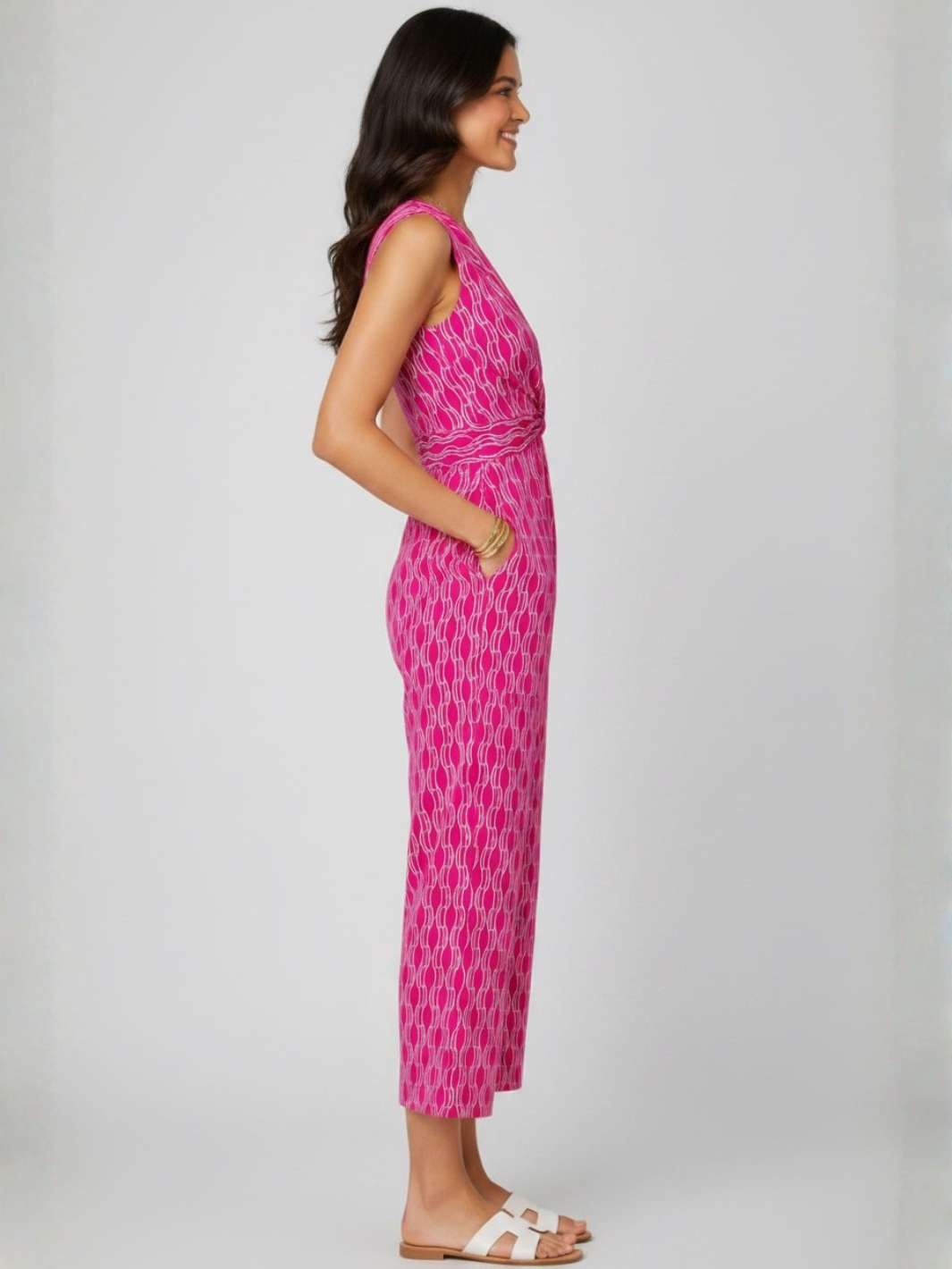 Kate & Pippa Servino Culotte Jumpsuit In Pink-Occasion Wear-Guest of the wedding-Nicola Ross