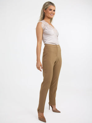 Kate & Pippa Sorrento Trousers In Tan-Nicola Ross