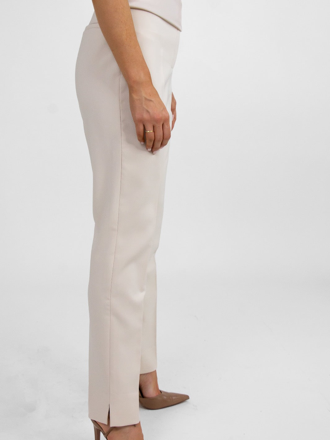 Kate & Pippa Sorrento Trousers In Cream-Nicola Ross