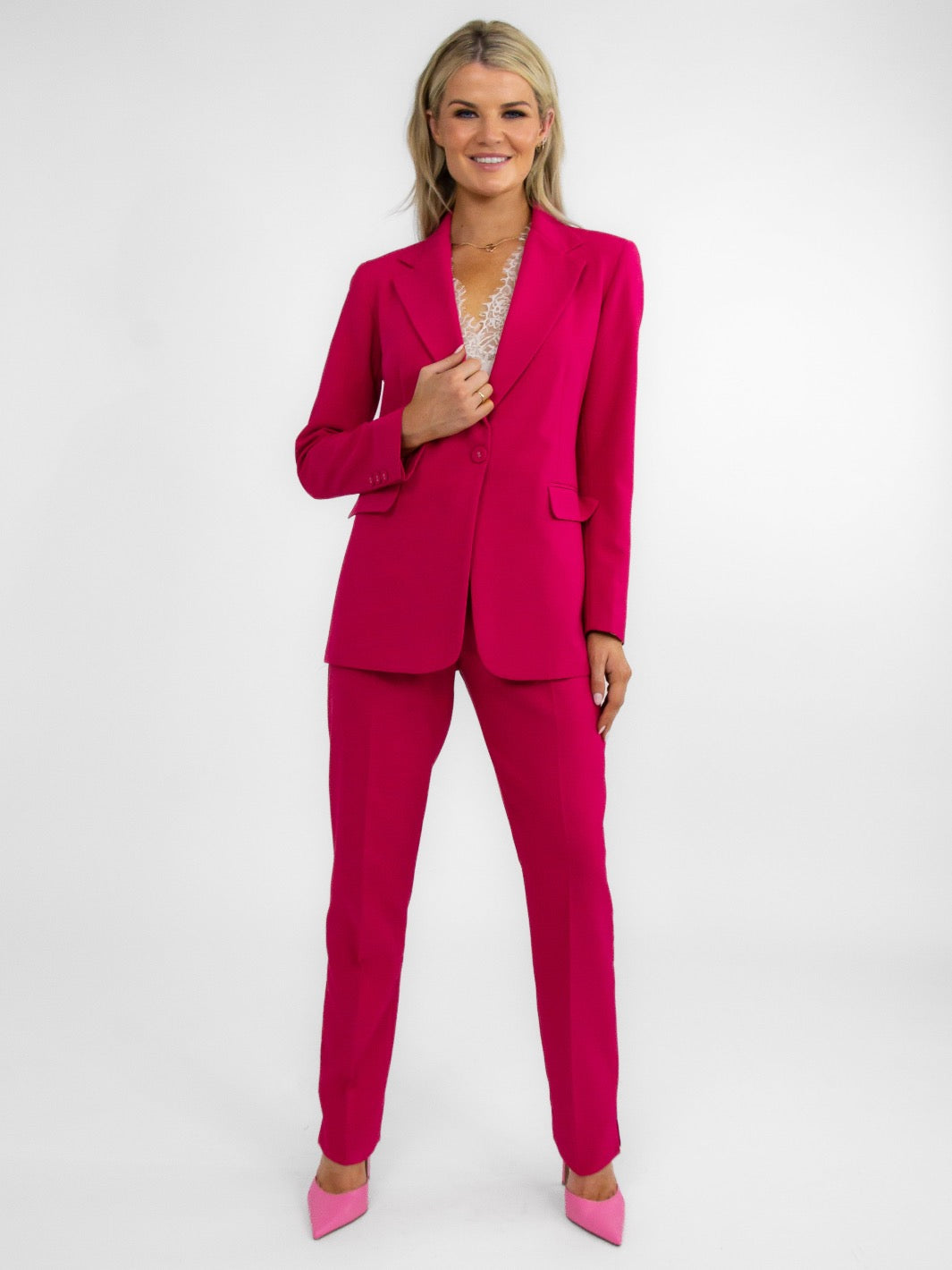 Kate & Pippa Sorrento Trousers In Pink-Nicola Ross