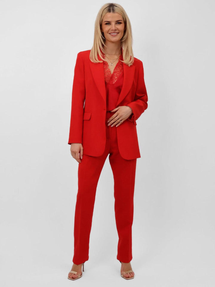 Kate & Pippa Sorrento Trousers In Red-Nicola Ross