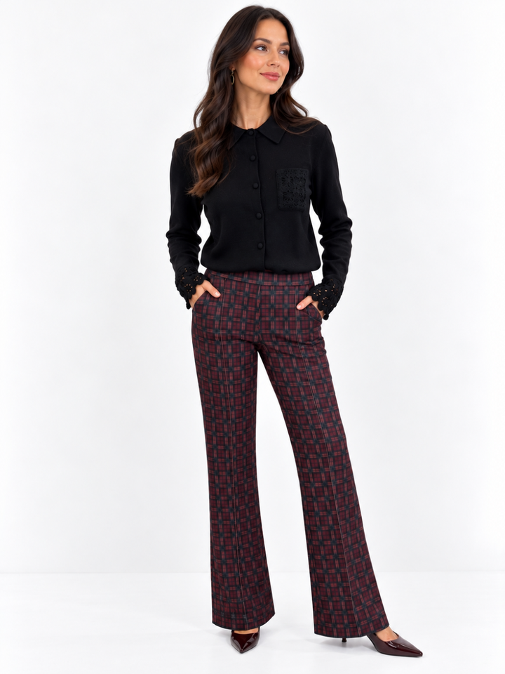 Kate & Pippa Spiro Trousers in Brown-Nicola Ross