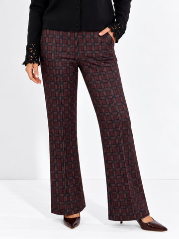 Kate & Pippa Spiro Trousers in Brown-Nicola Ross