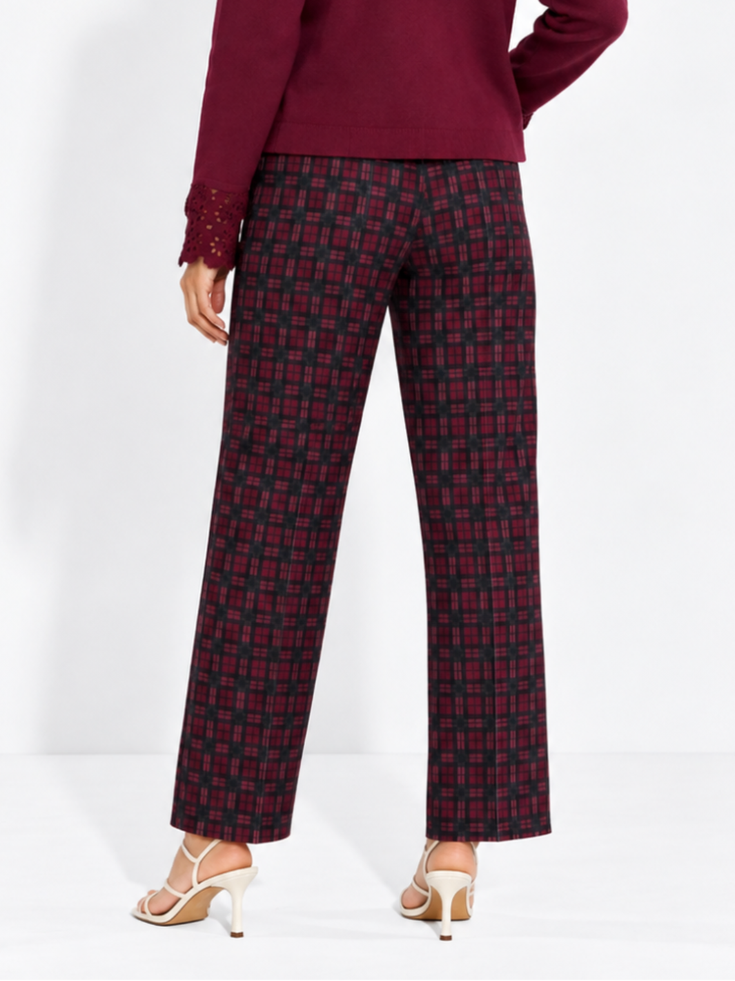 Kate & Pippa Spiro Trousers in Mulberry-Nicola Ross