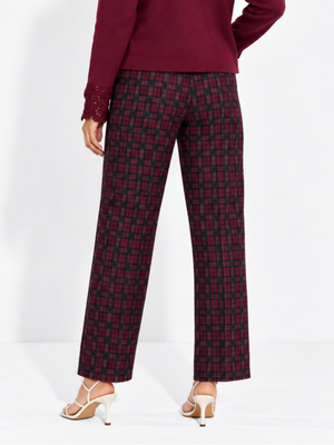 Kate & Pippa Spiro Trousers in Mulberry-Nicola Ross