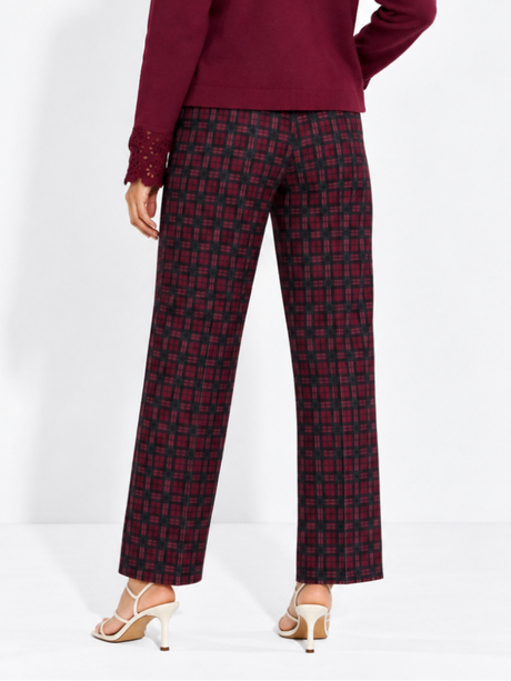 Kate & Pippa Spiro Trousers in Mulberry-Nicola Ross