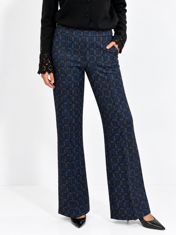 Kate & Pippa Spiro Trousers in Navy-Nicola Ross