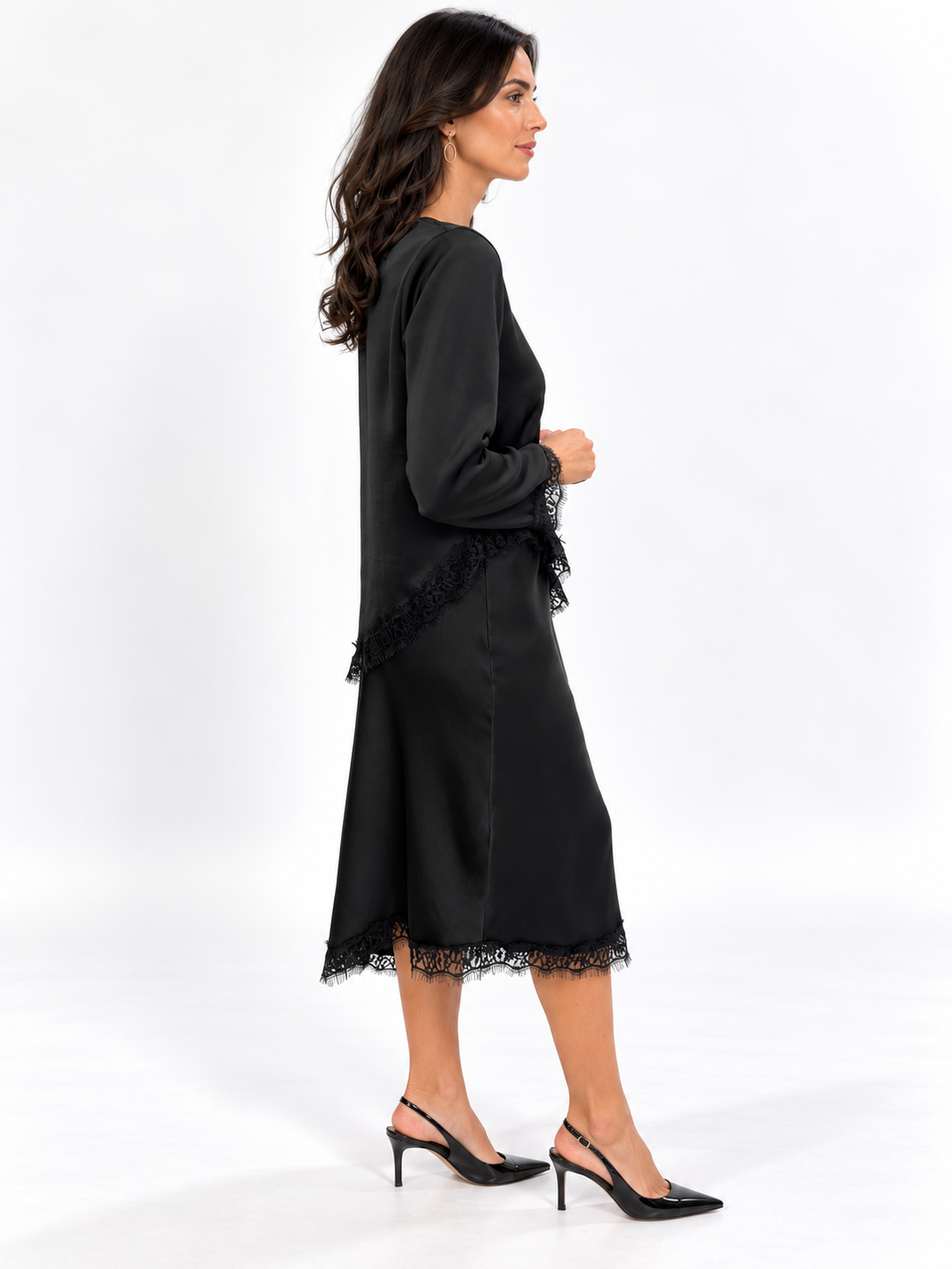 Kate & Pippa Steffi Skirt In Black-Nicola Ross