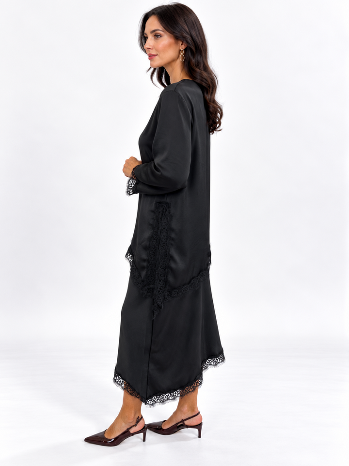 Kate & Pippa Steffi Skirt In Black-Nicola Ross