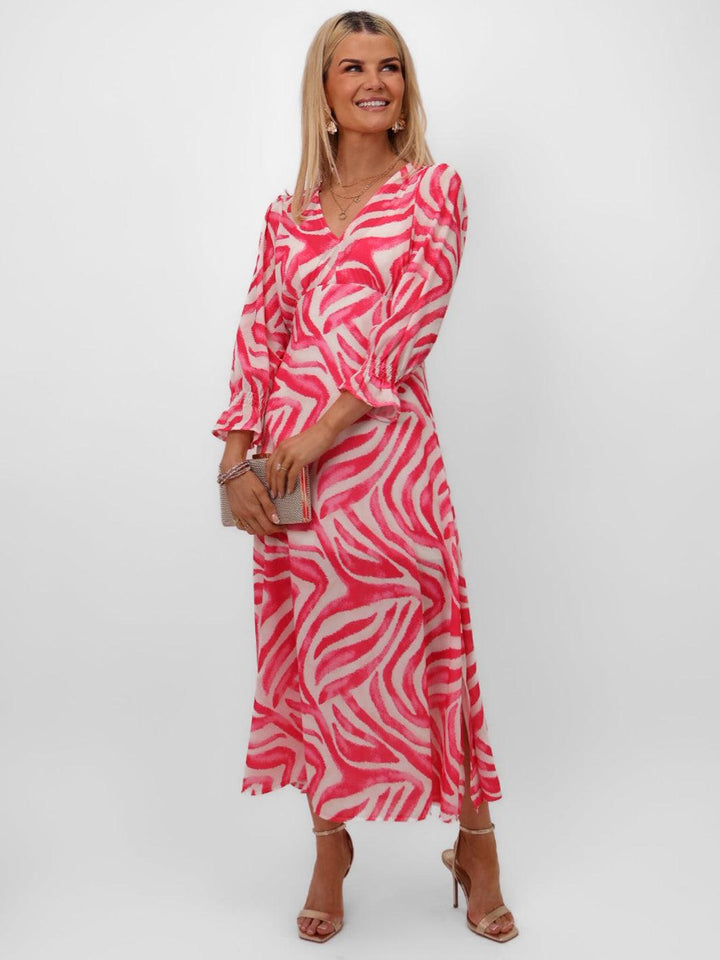 Kate & Pippa Streasa Dress In Pink-Nicola Ross