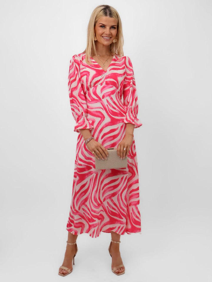 Kate & Pippa Streasa Dress In Pink-Nicola Ross