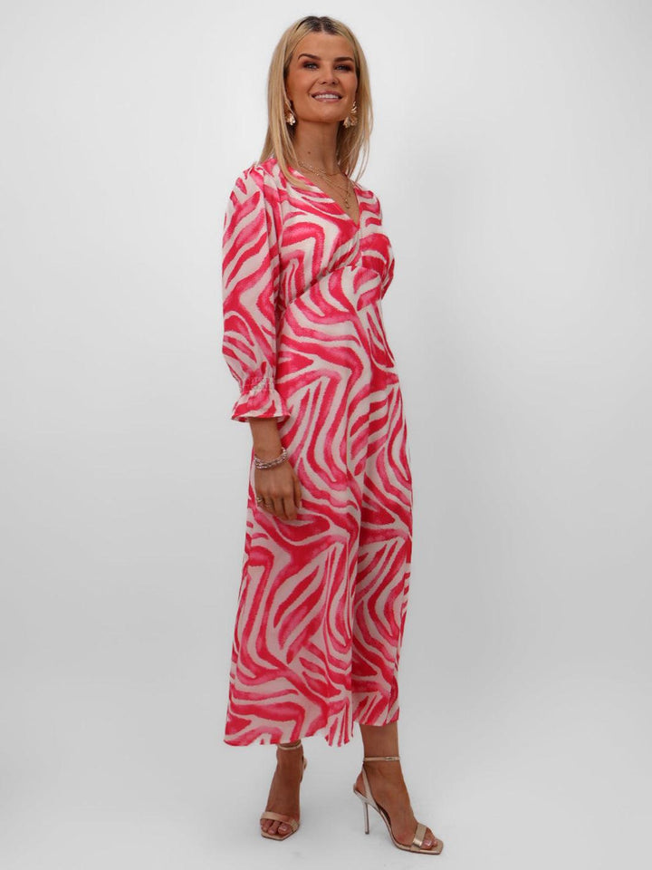 Kate & Pippa Streasa Dress In Pink-Nicola Ross