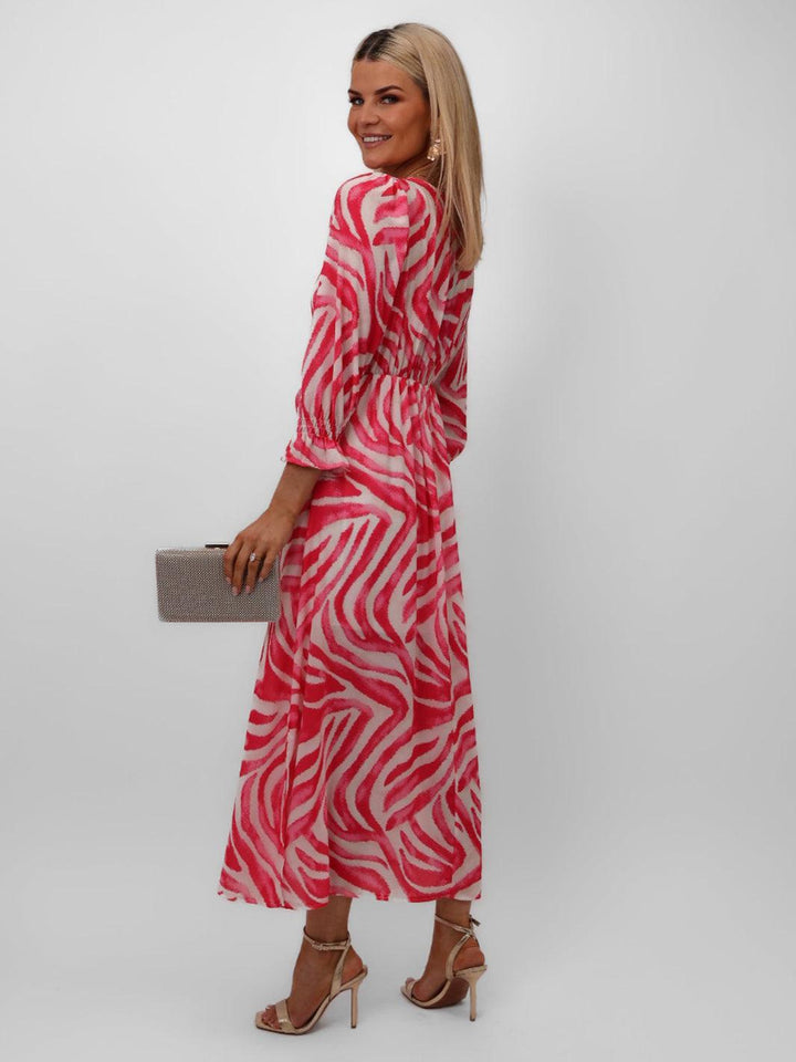 Kate & Pippa Streasa Dress In Pink-Nicola Ross