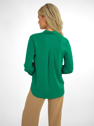 Kate & Pippa Torino Blouse In Green-Nicola Ross