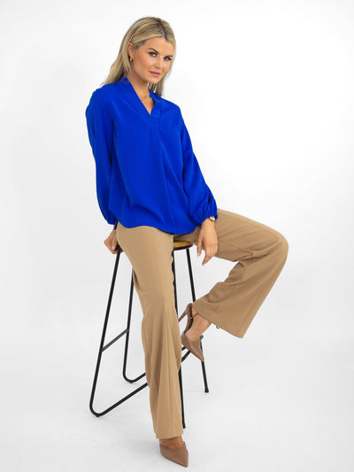 Kate & Pippa Torino Blouse In Royal Blue-Nicola Ross