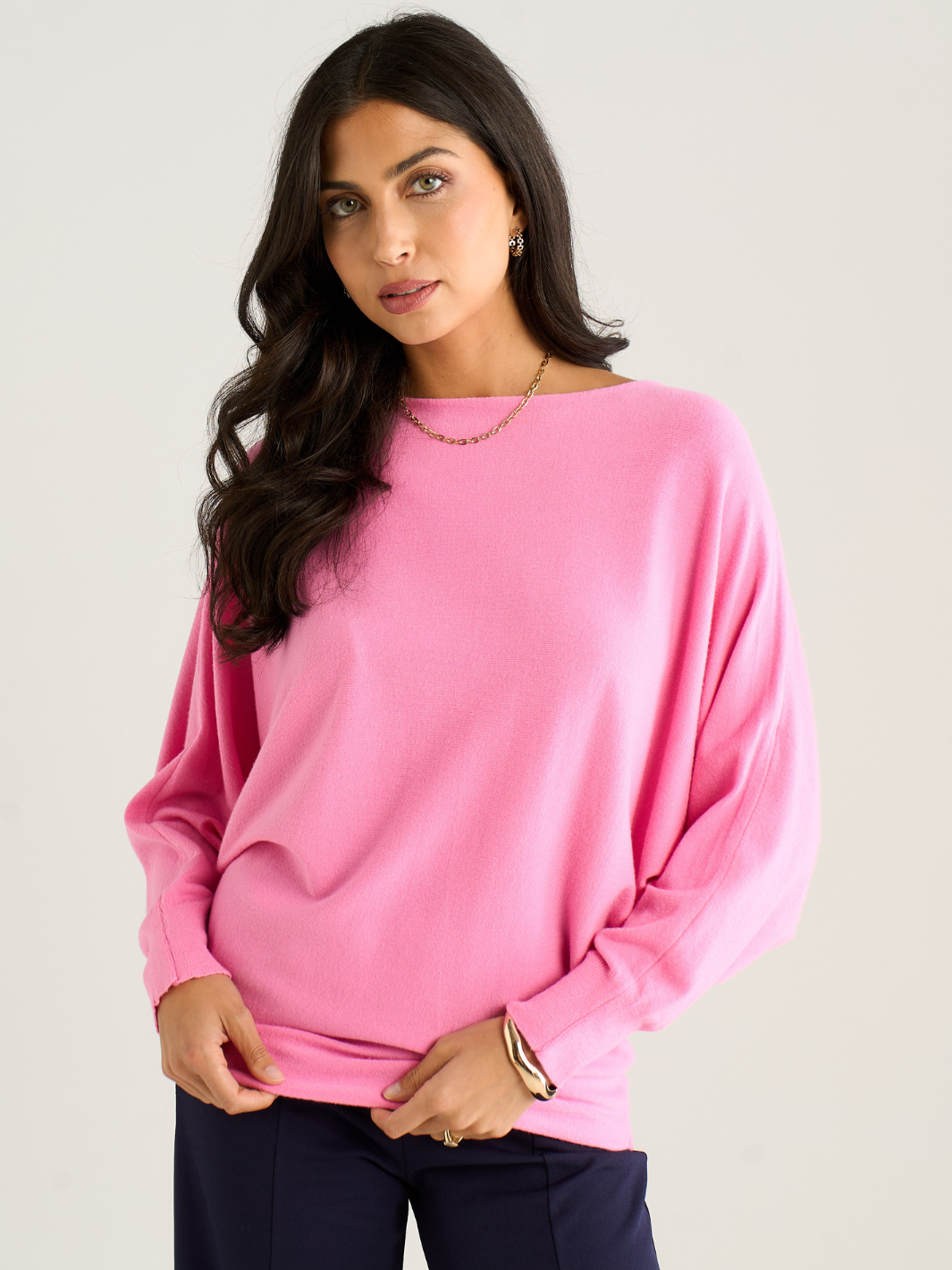 Kate & Pippa Venice Knit in Bubblegum Pink-Nicola Ross