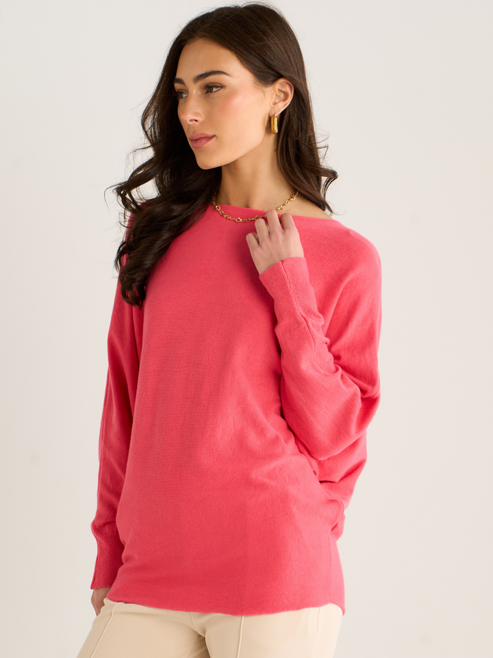 Kate & Pippa Venice Knit in Coral-Nicola Ross