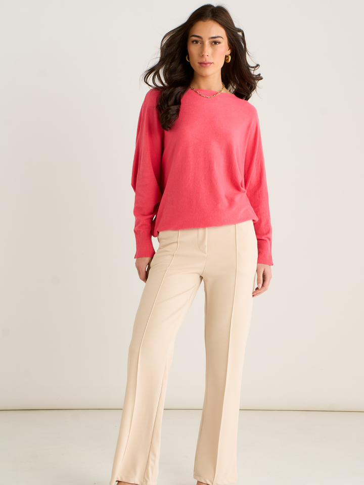 Kate & Pippa Venice Knit in Coral-Nicola Ross