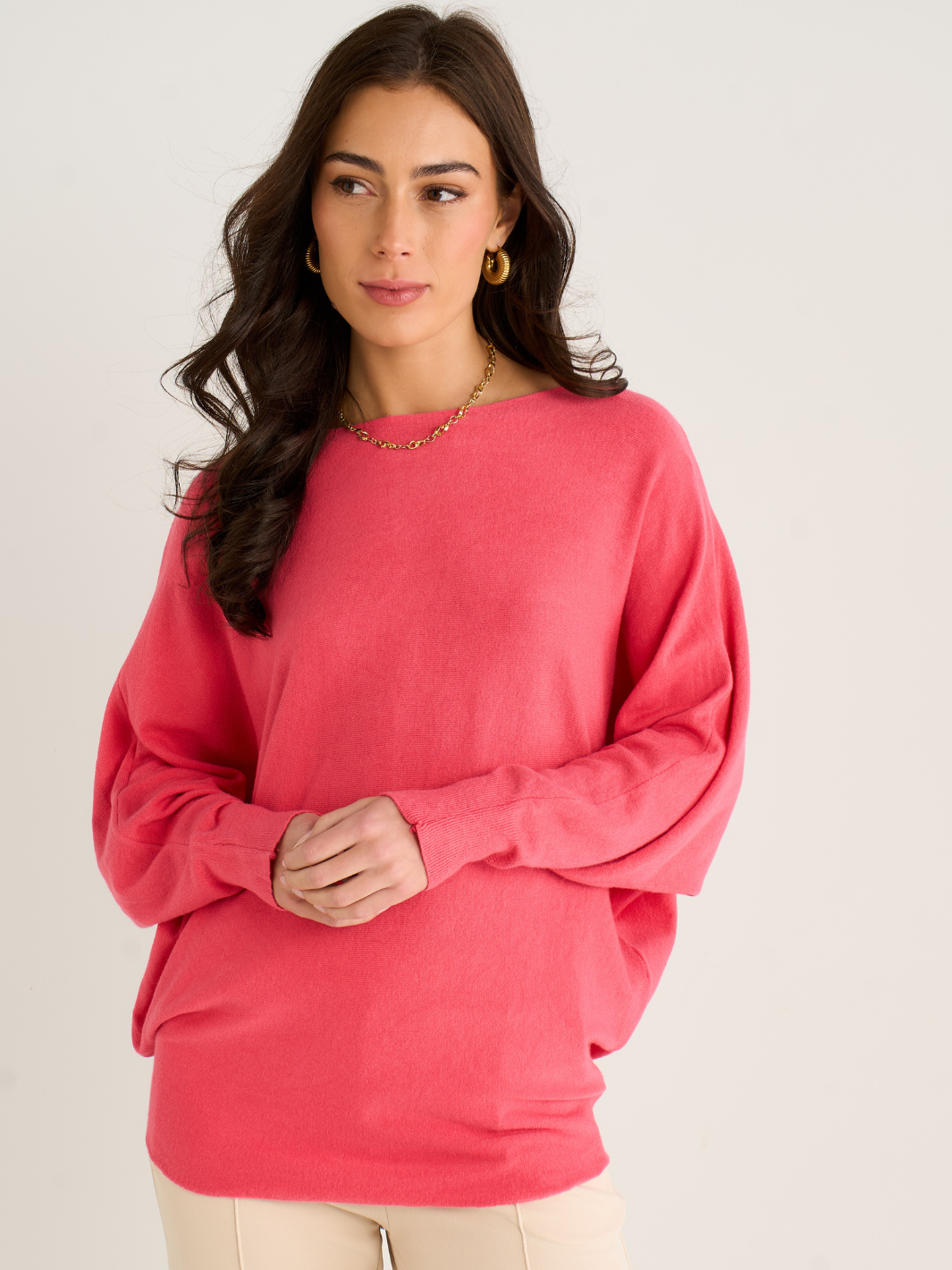 Kate & Pippa Venice Knit in Coral-Nicola Ross