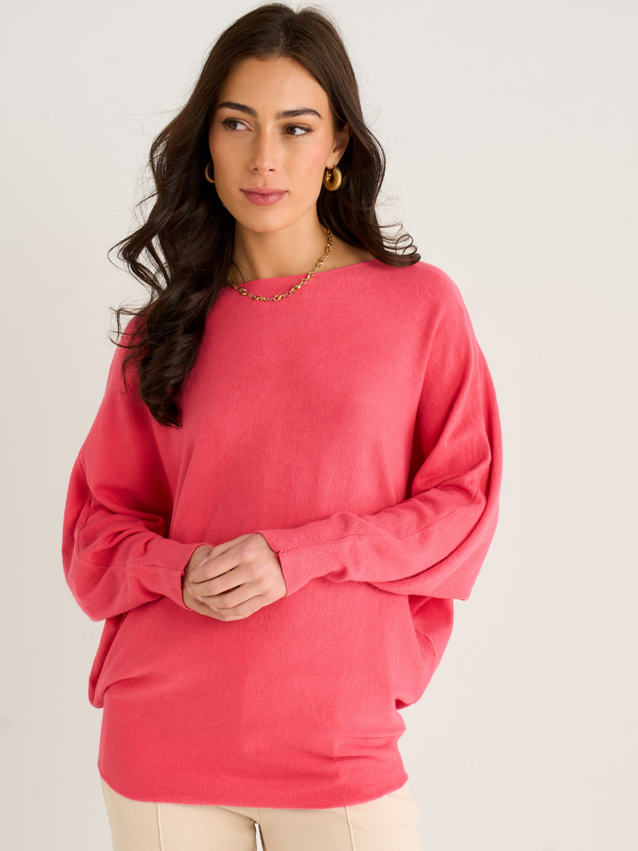 Kate & Pippa Venice Knit in Coral-Nicola Ross