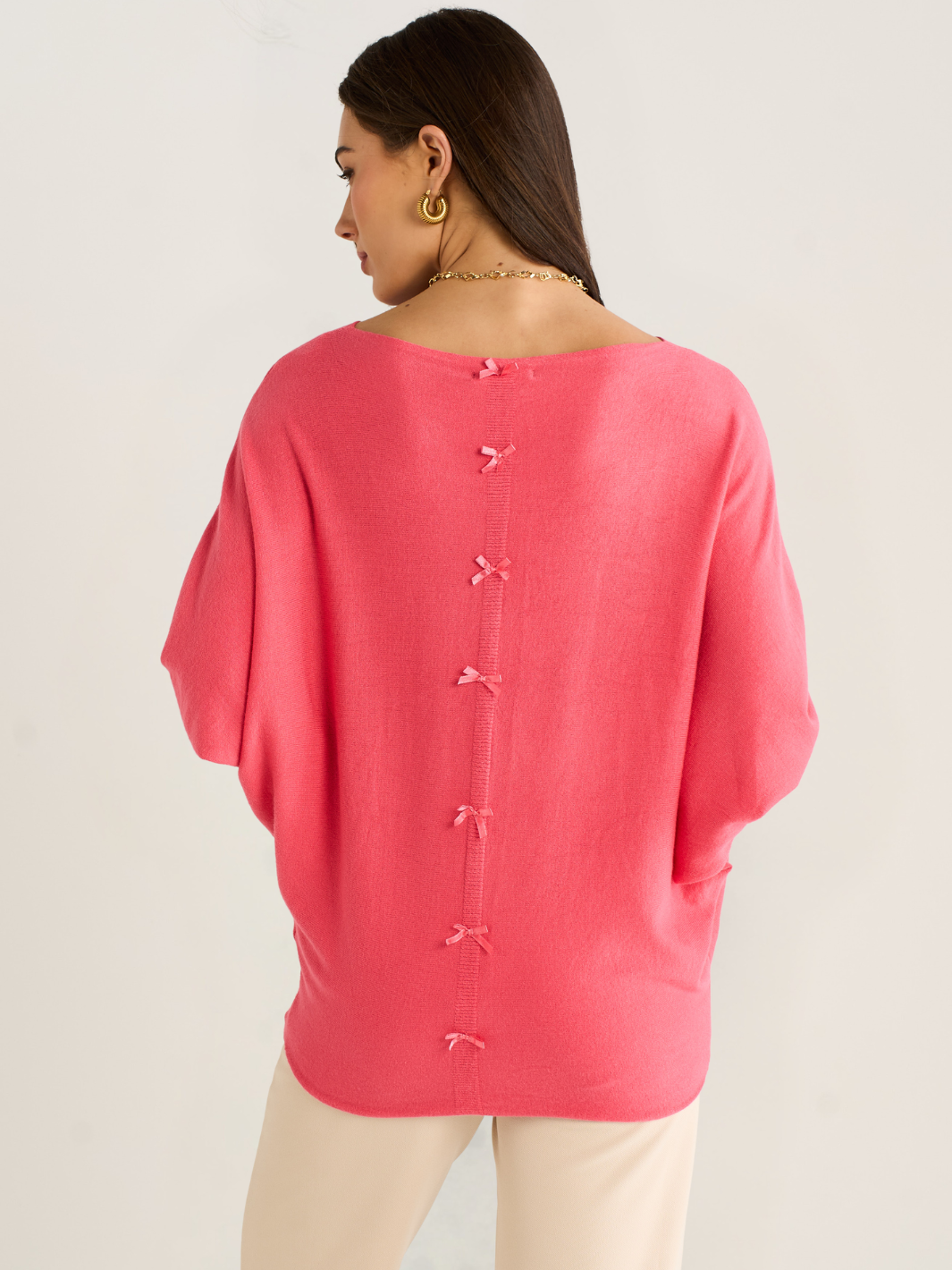 Kate & Pippa Venice Knit in Coral-Nicola Ross
