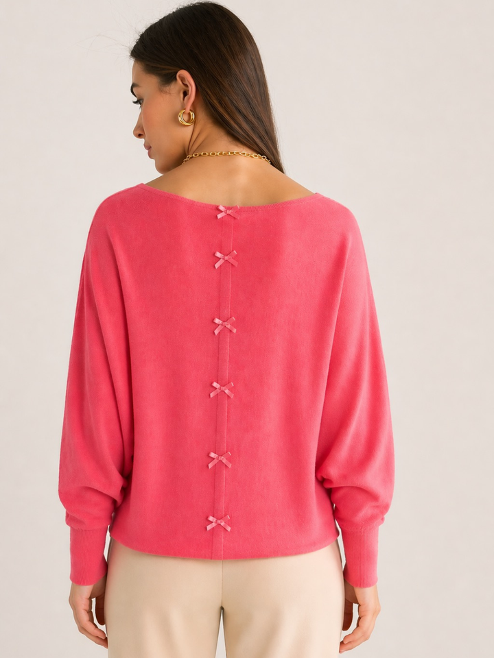 Kate & Pippa Venice Knit in Coral-Nicola Ross