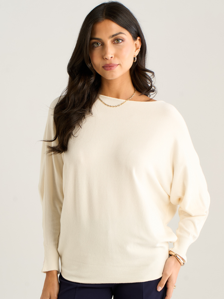 Kate & Pippa Venice Knit in Cream-Nicola Ross