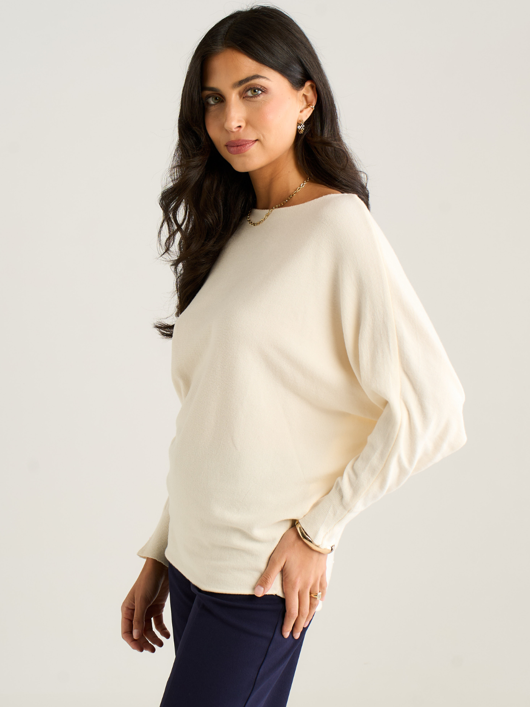 Kate & Pippa Venice Knit in Cream-Nicola Ross