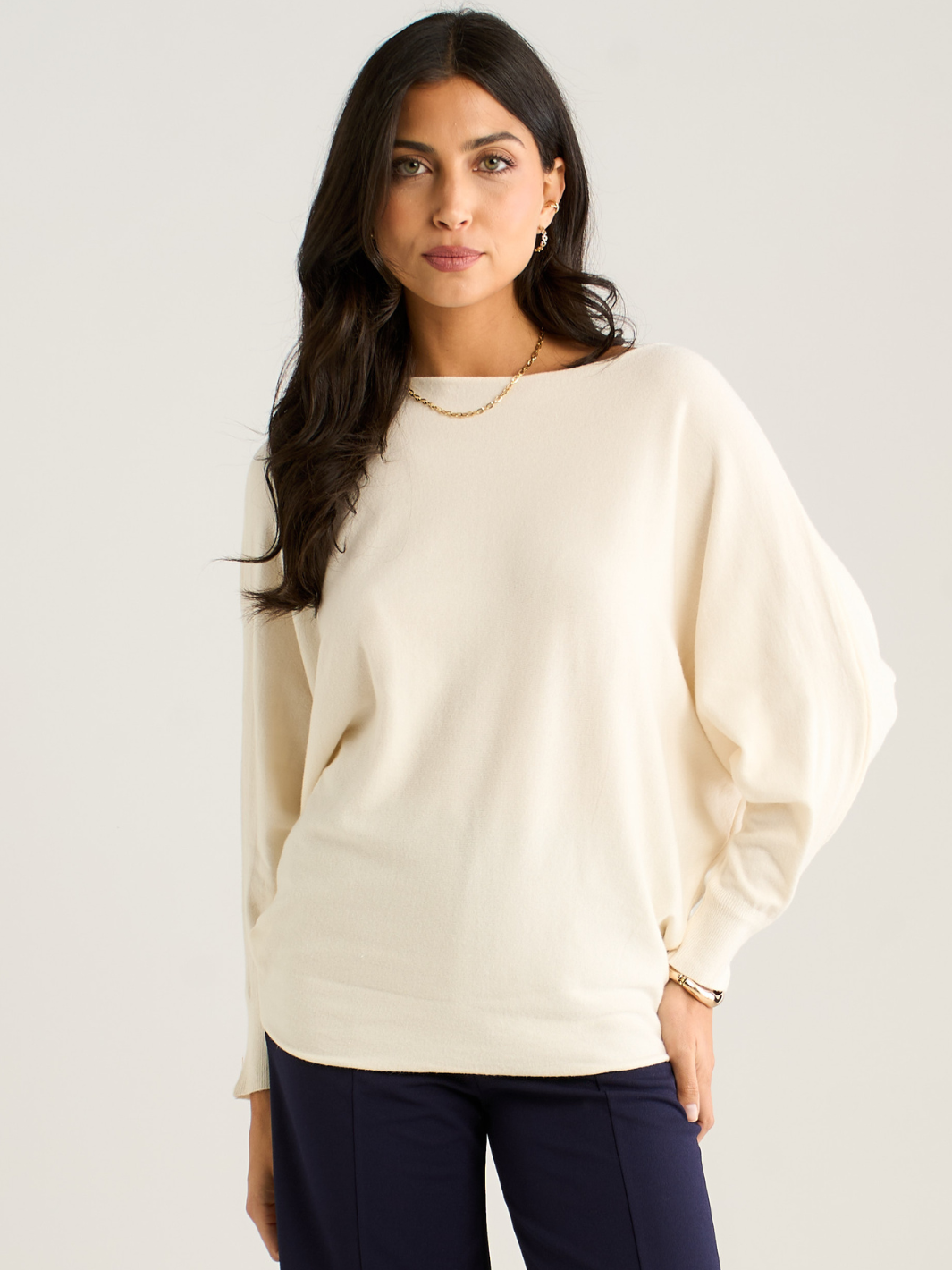 Kate & Pippa Venice Knit in Cream-Nicola Ross