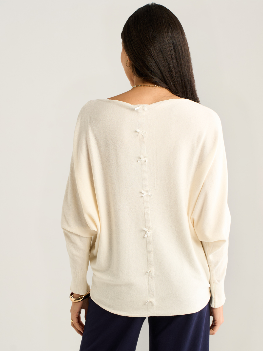 Kate & Pippa Venice Knit in Cream-Nicola Ross