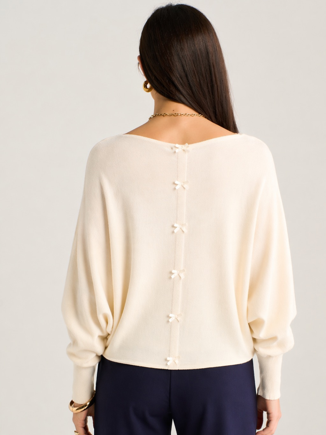 Kate & Pippa Venice Knit in Cream-Nicola Ross