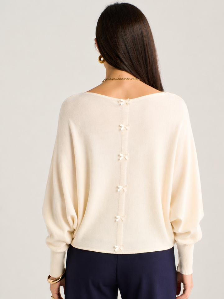 Kate & Pippa Venice Knit in Cream-Nicola Ross