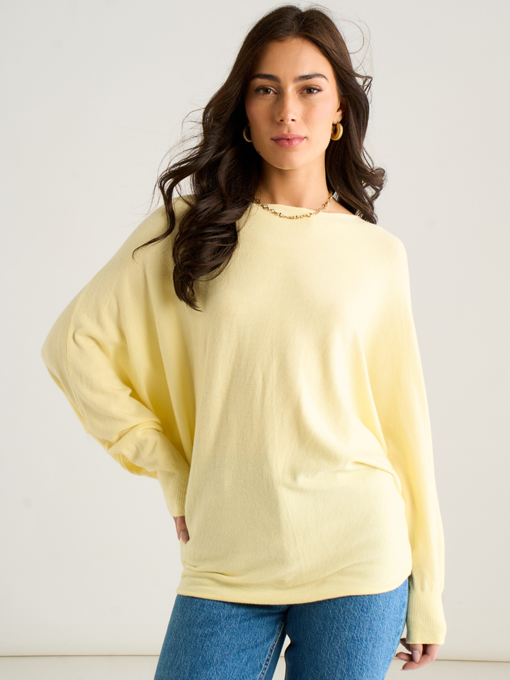 Kate & Pippa Venice Knit in Lemon-Nicola Ross