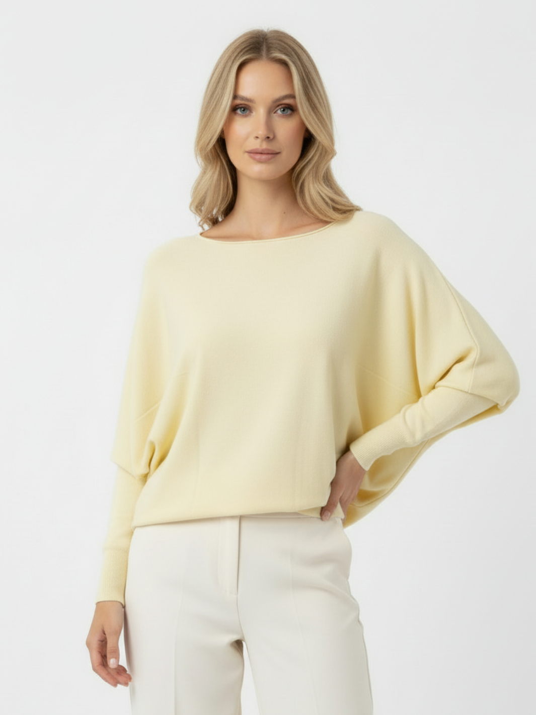 Kate & Pippa Venice Knit in Lemon-Nicola Ross